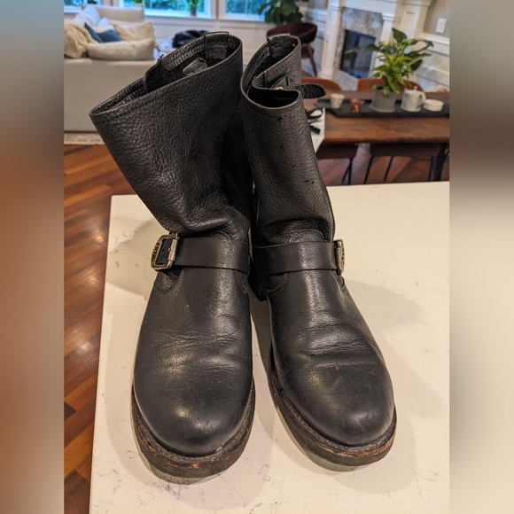 Frye Veronica Short Bootie black 8.5M - Picture 5 of 6